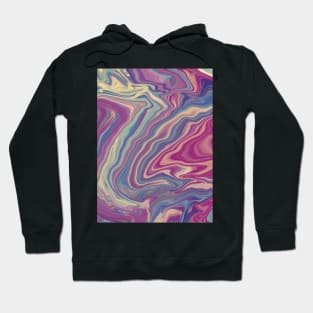 Colorful Fluid Art Design Hoodie